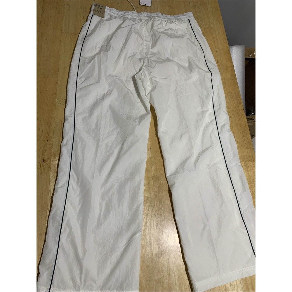 Nike Women's Windrunner High-Waisted Woven Open-Hem Pants Sail/Midnight Size XL - Picture 4 of 9
